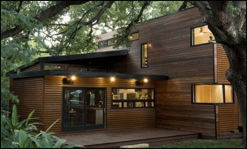 Casa de madera moderna