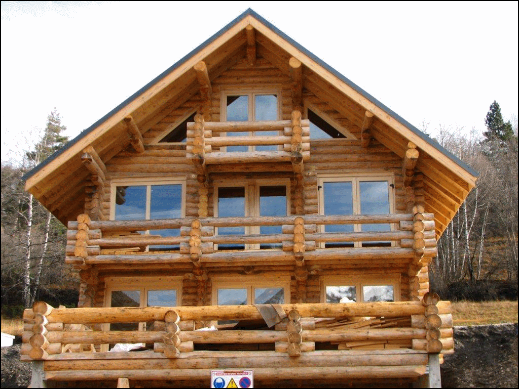 Casas de madera de troncos