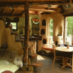 Fotos de casas ecológicas de COB, interior.