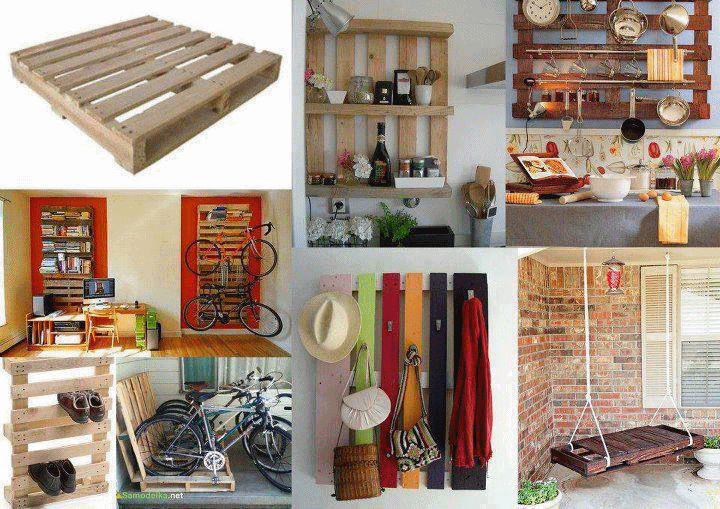 ideas de cosas para la casa hechas con pallets de madera reciclados