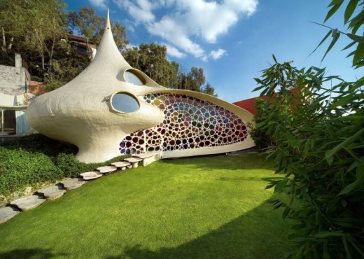 Casa Nautilus, expresión de arquitectura orgánica