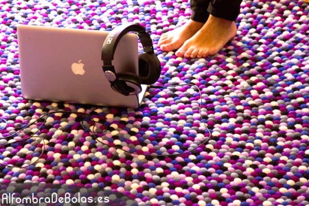 alfombra de bolas